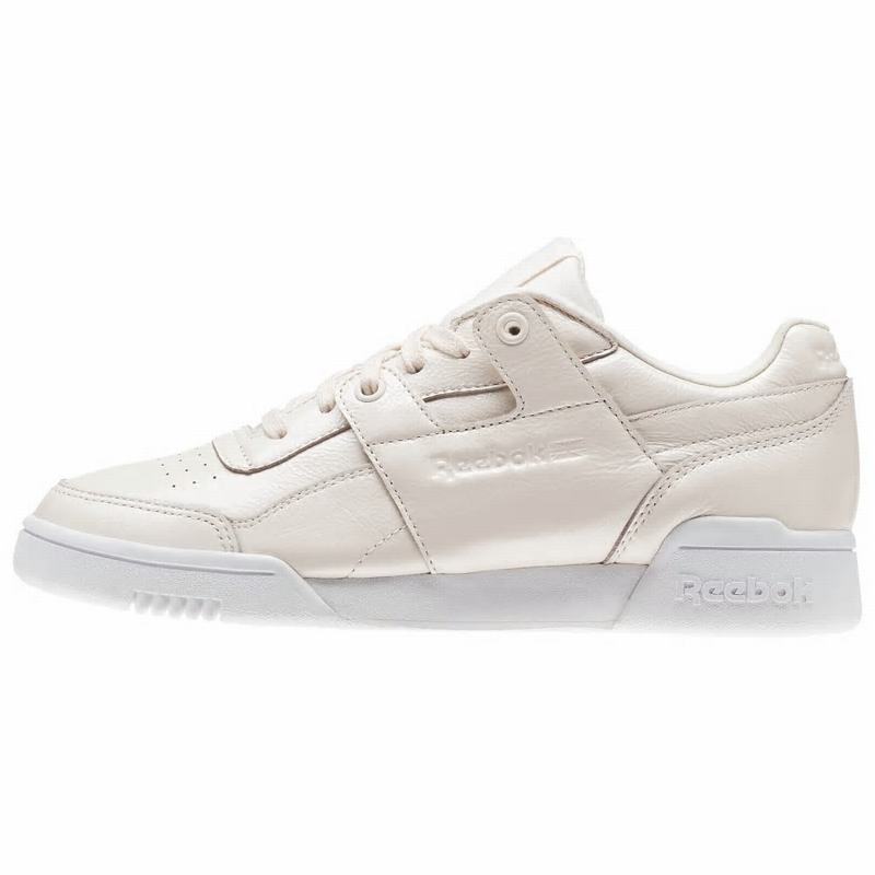 Tenisi Reebok Workout Lo Plus Iridescent Dama Roz/Albi Romania LM2151YJ